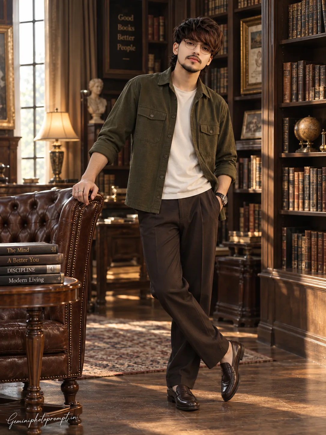 Modern Heritage Library Fashion Portrait