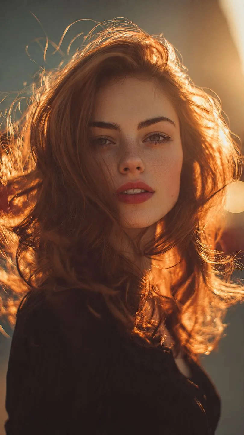 Golden Hour Messy Volume