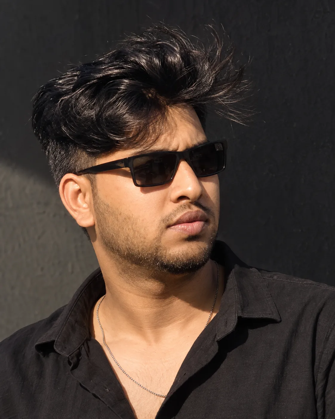 Dark Sunglasses Portrait