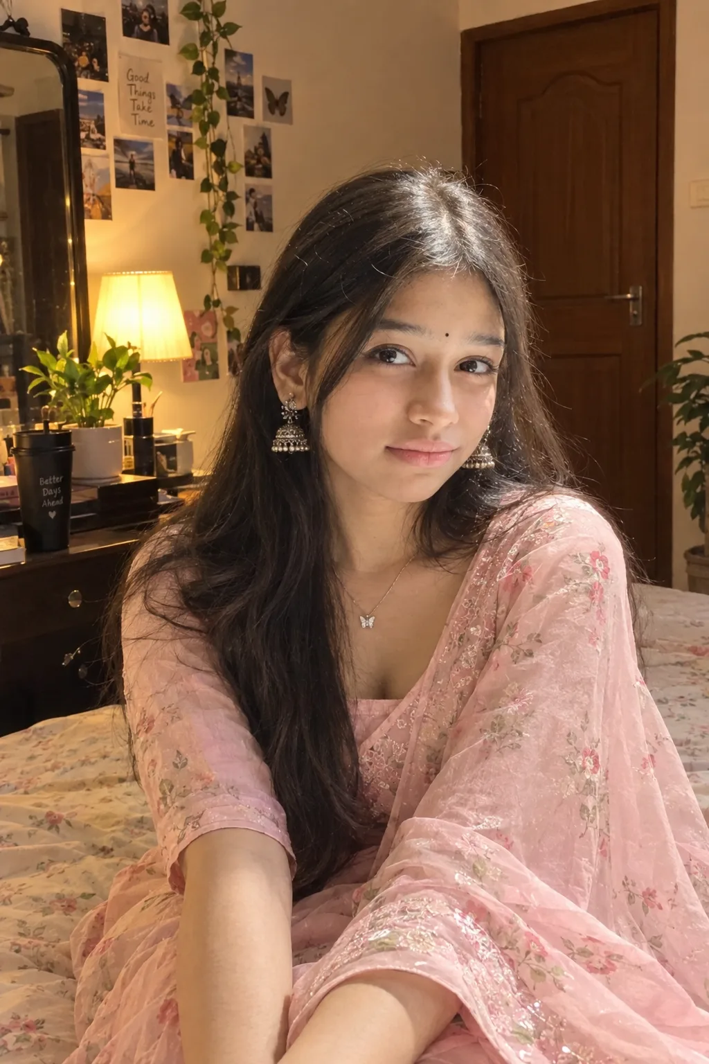Sofia — Warm Bedroom Portrait