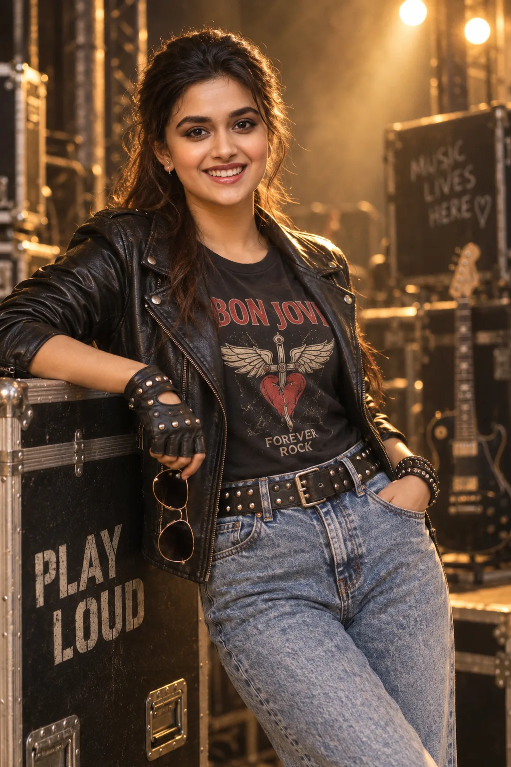 Vintage Rock Girl | Backstage Rockstar Vibes