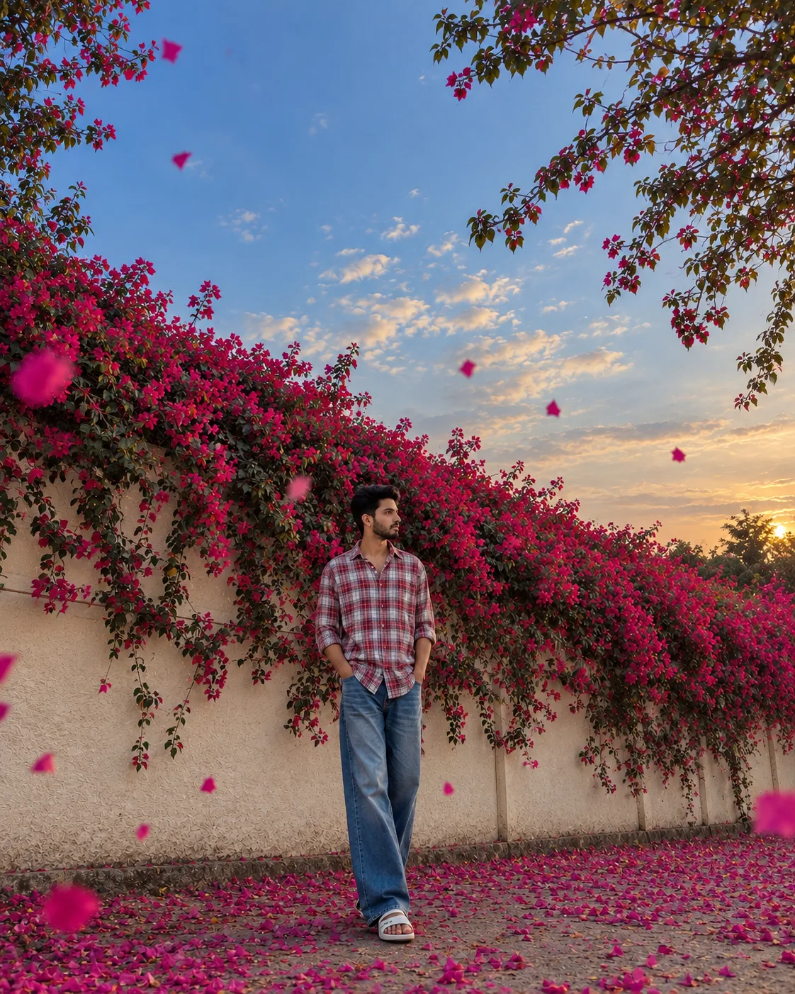 Bougainvillea Garden Portrait