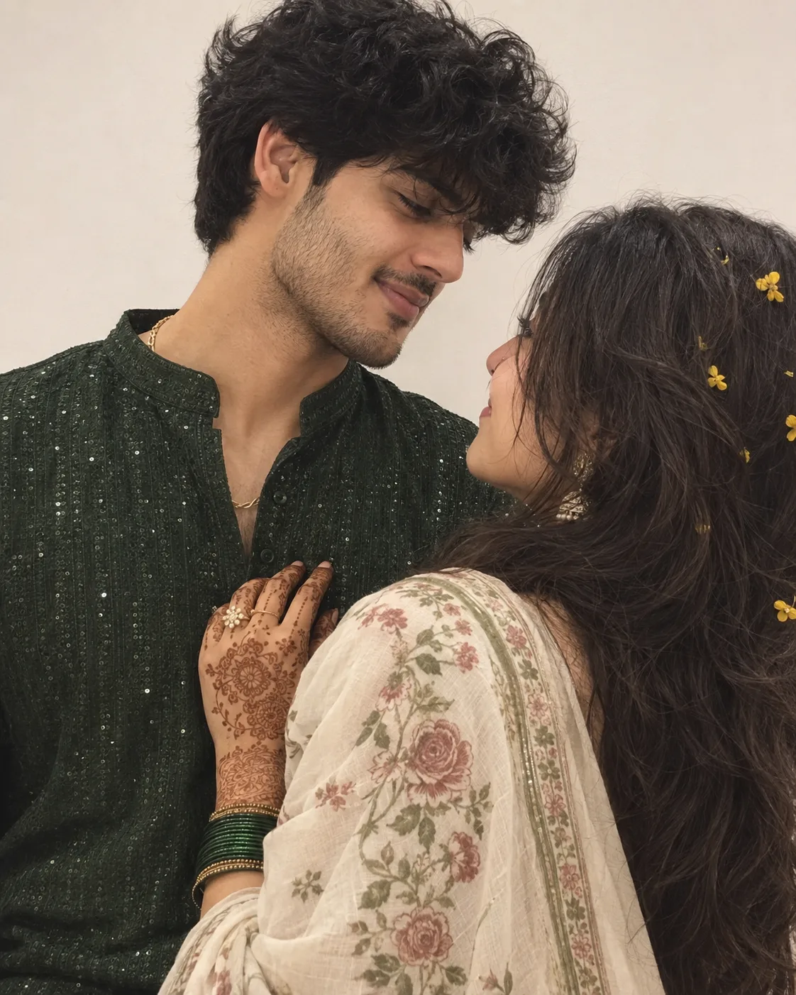 Ultra realistic cinematic portrait of a young couple