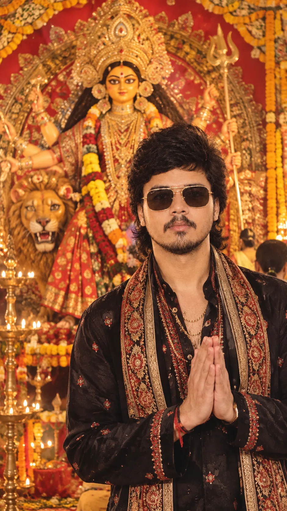 Divine Navratri Darshan 🙏 | Maa Durga Puja Cinematic Portrait