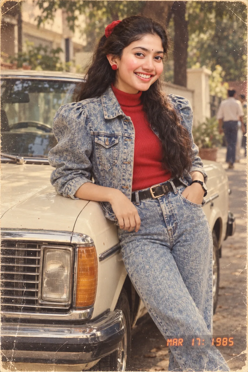 1985 Vintage Bollywood Girl | Nostalgic Retro Aesthetic