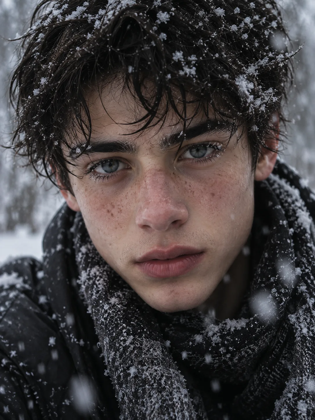 Frosted Eyes — Winter’s Gaze