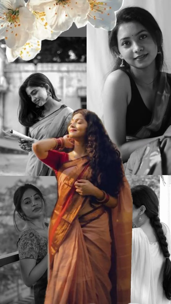 Elegant Saree Memory Collage