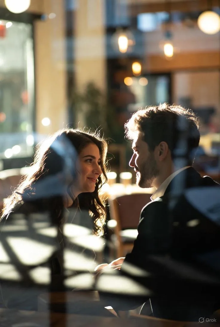 Café Romance: Reflections of a Golden Evening