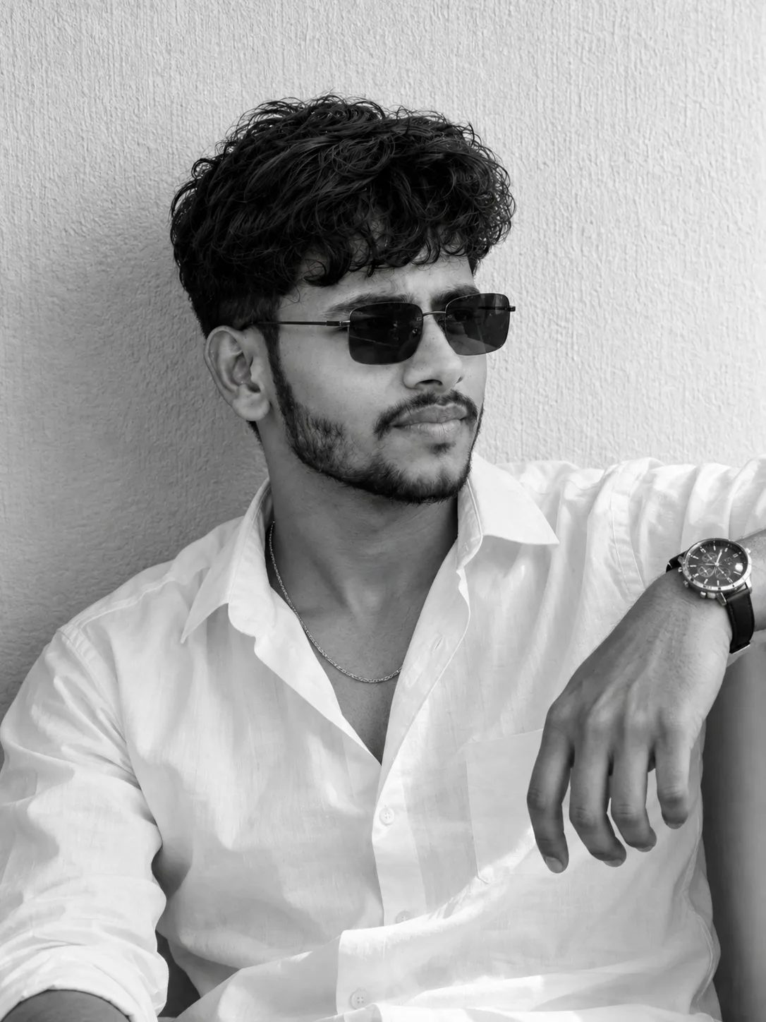 Monochrome Editorial Portrait