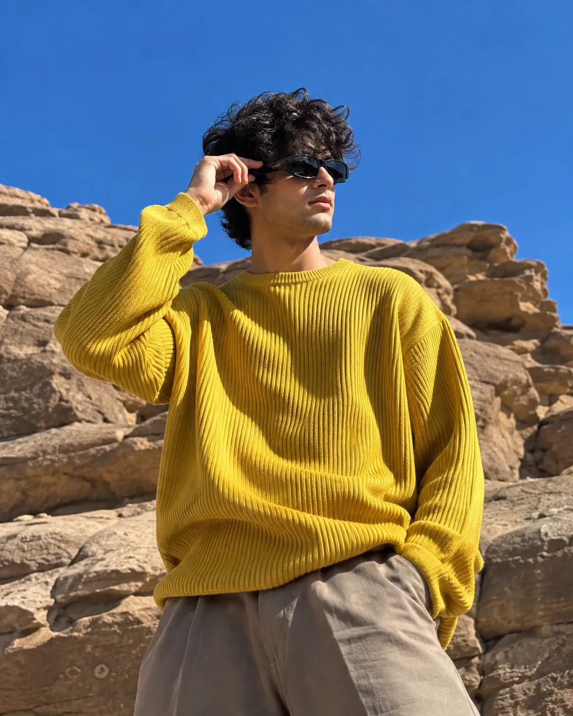 Ultra realistic cinematic portrait of a young man