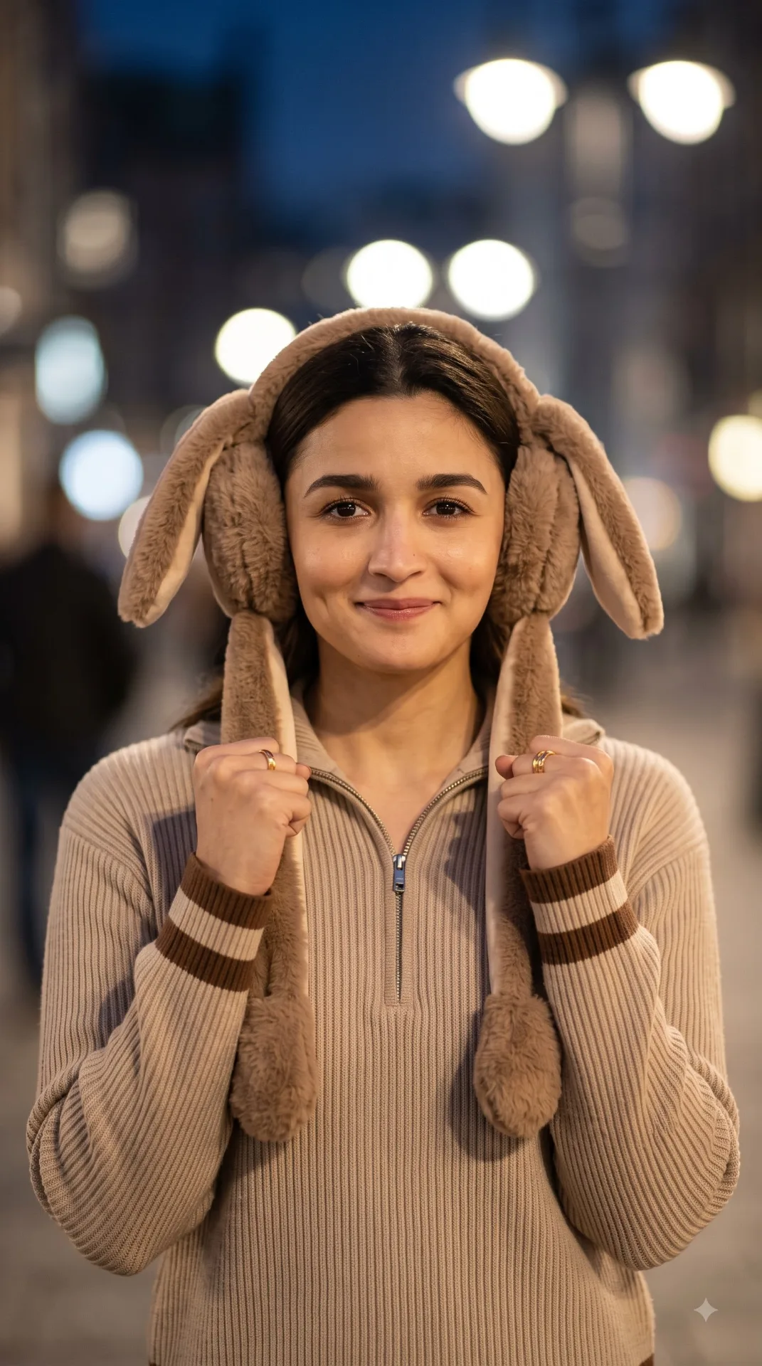 Soft-girl Aesthetic, Cozy Winter Lifestyle Portrait Prompt