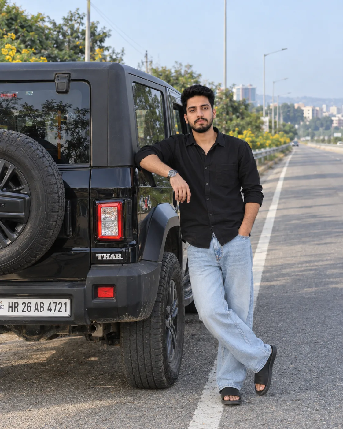 Outdoor Thar Lifestyle Portrait