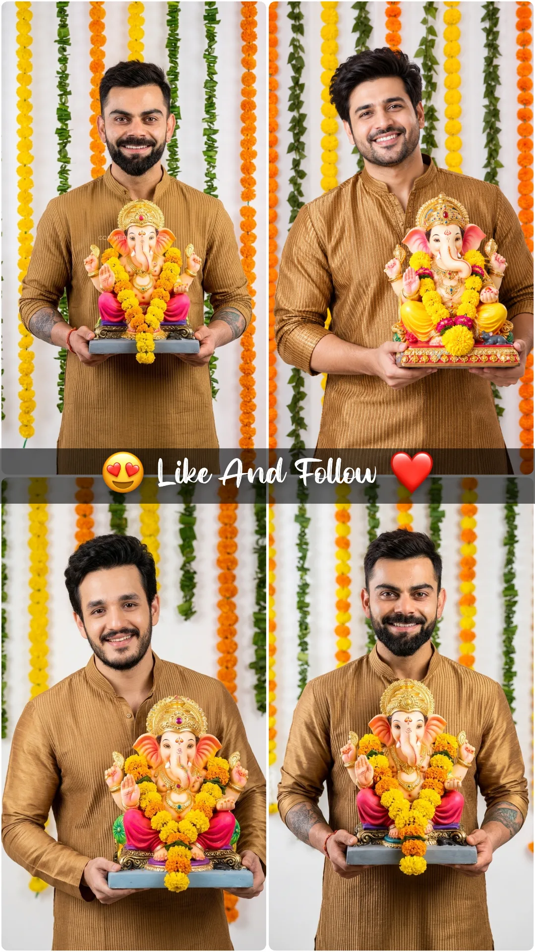 “Ganesh Chaturthi Special — Joyful Festive Ganesha Portrait Prompt