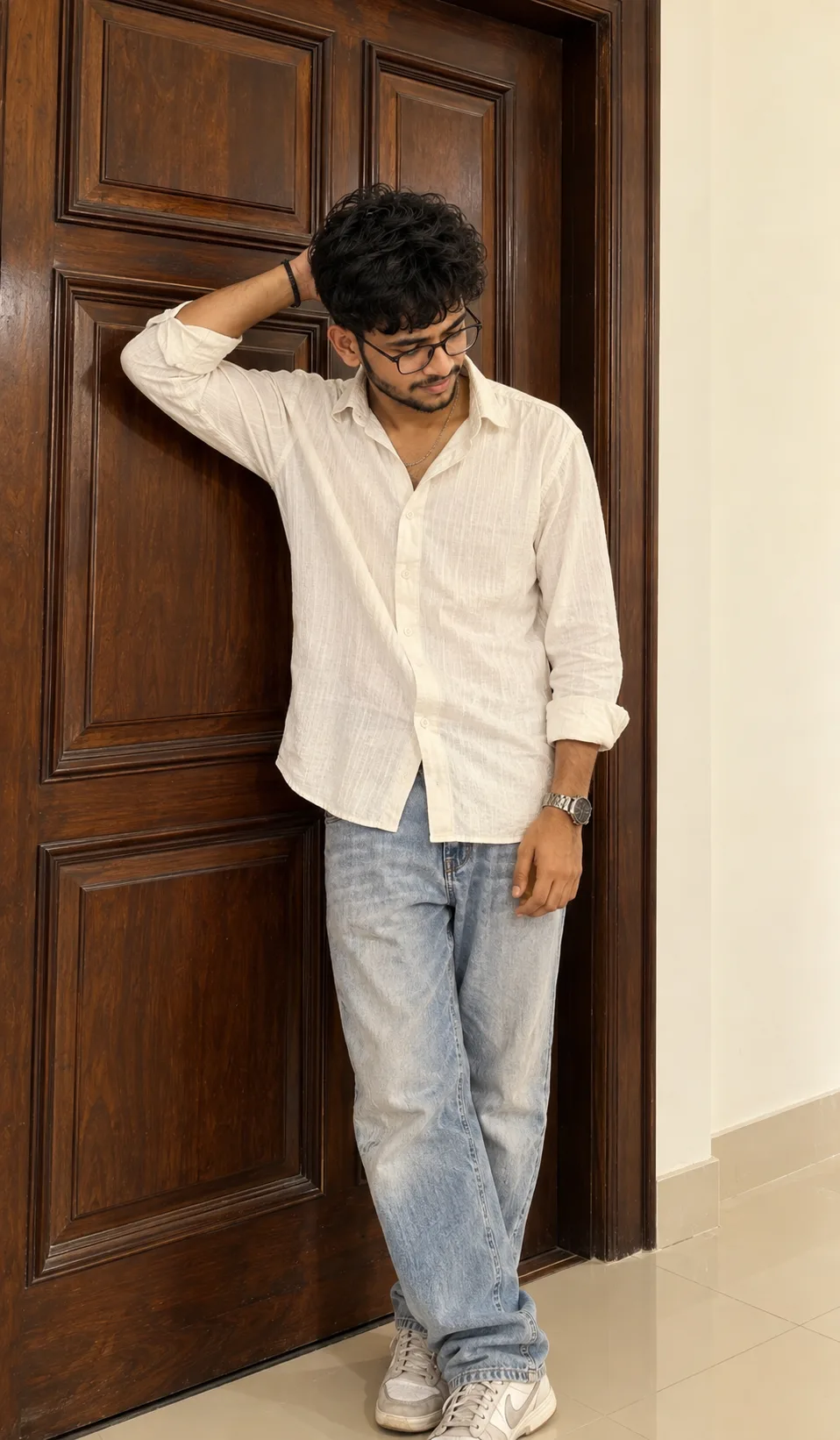 Walnut Doorway Portrait