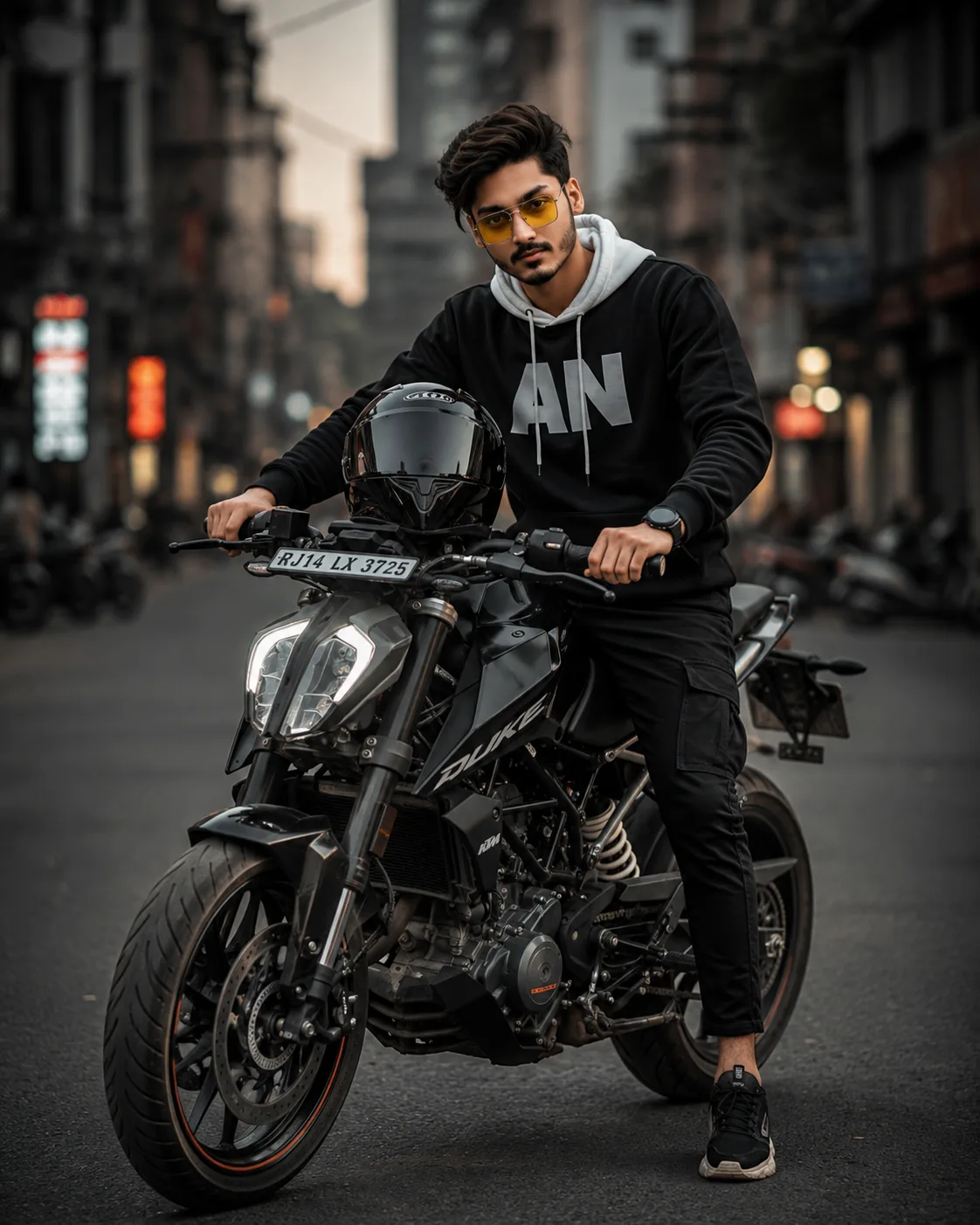Cinematic Streetfighter Bike Portrait