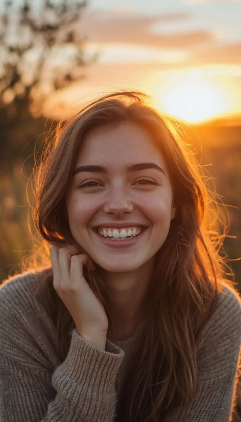 Golden Hour Radiant Smile