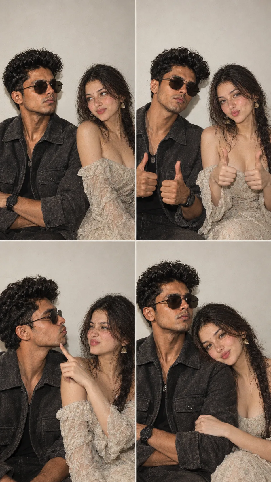 Ultra realistic 8K UHD 2*2 photo booth collage
