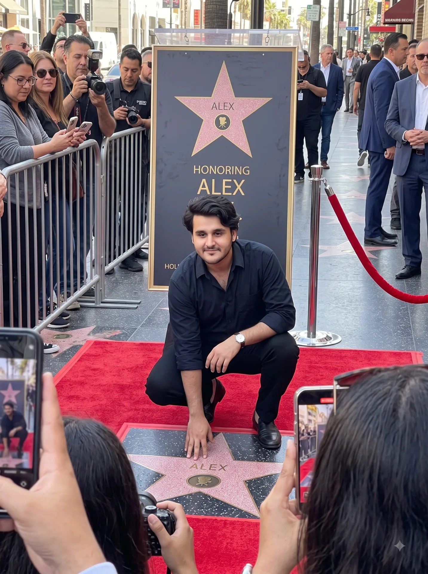 Fame Candid image prompt