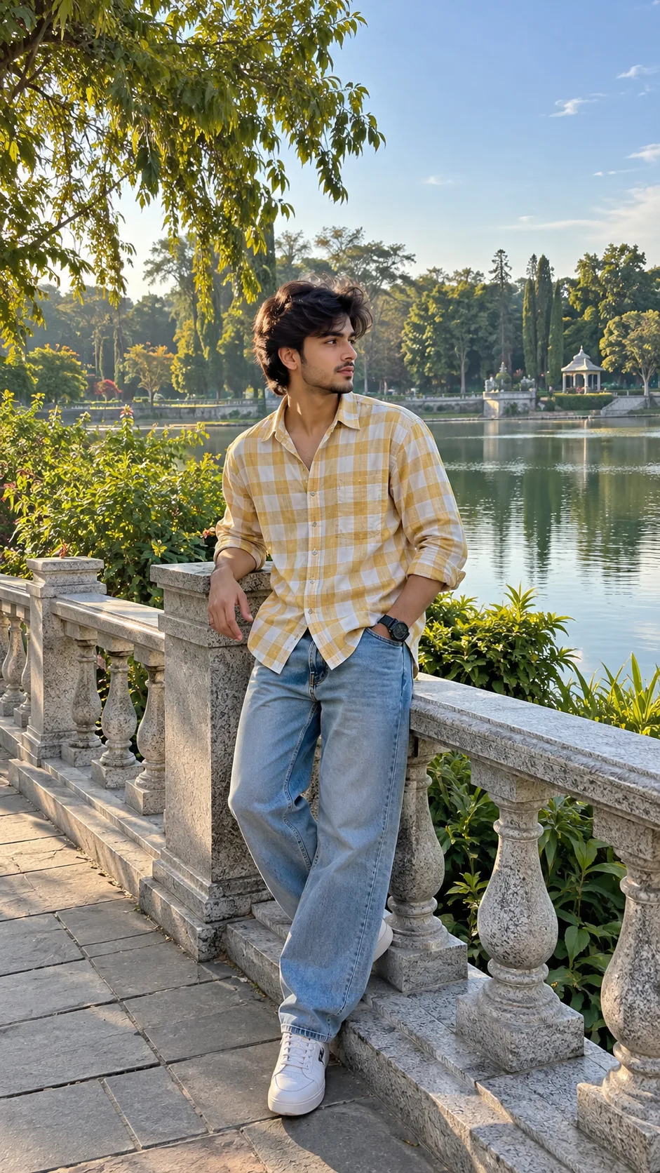 Ultra realistic cinematic portrait of a young man
