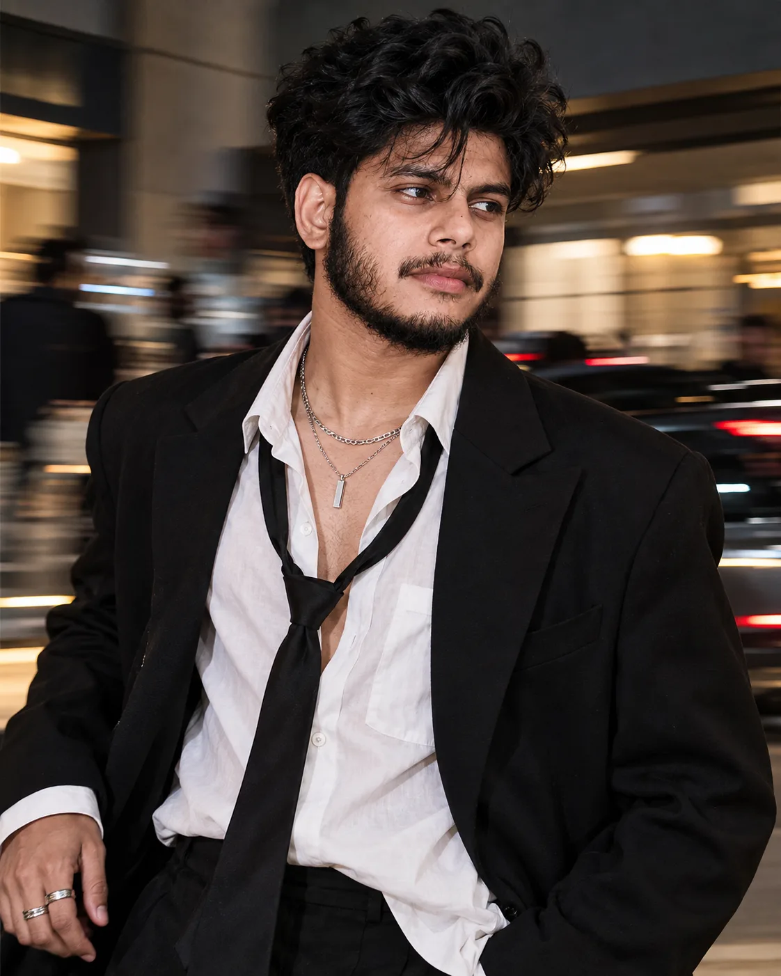Urban Night Elegance — Cinematic Motion Portrait