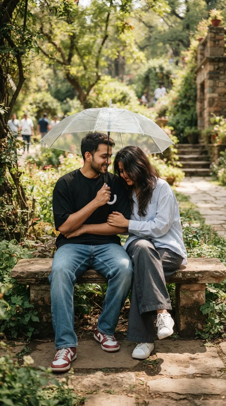 Ultra realistic cinematic portrait of a young couple