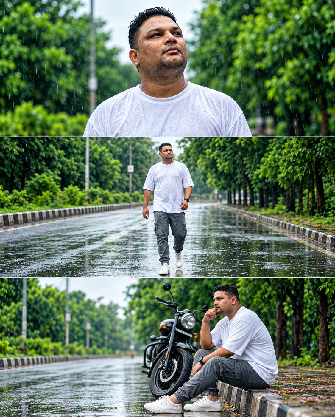 “A Few Moments in the Rain” ultra HD portrait