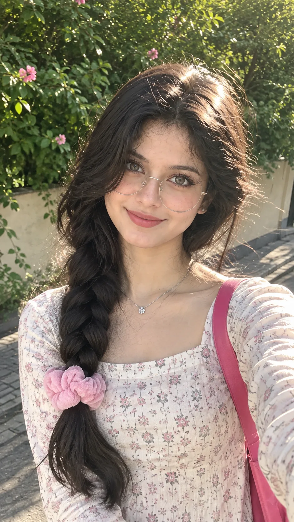 Pink Bloom Selfie 🌸💗✨