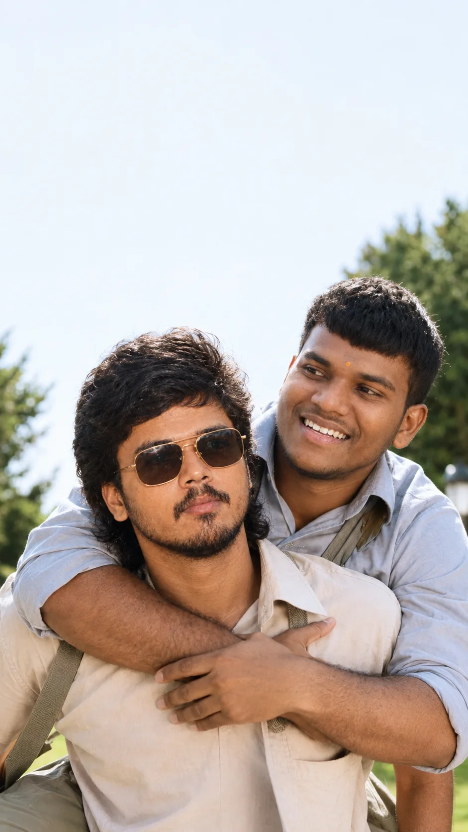 Brotherly Bond – Candid Outdoor Portrait