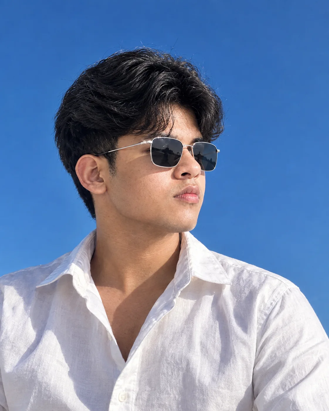 Blue Sky, White Vibes | Effortless Style