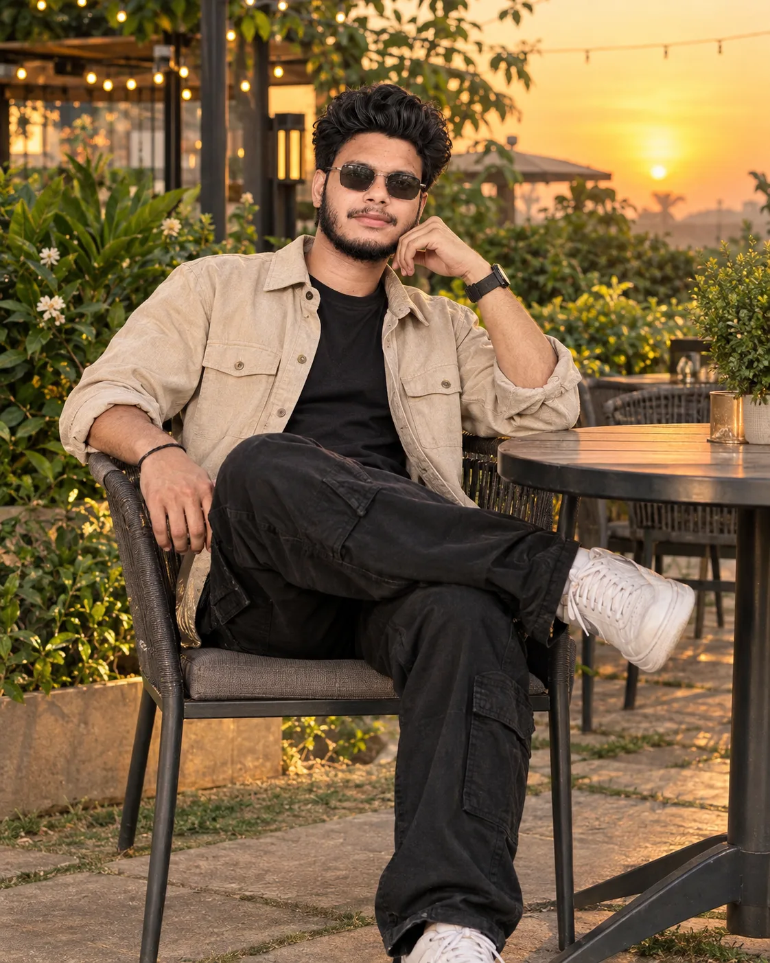 Golden Hour Cool**