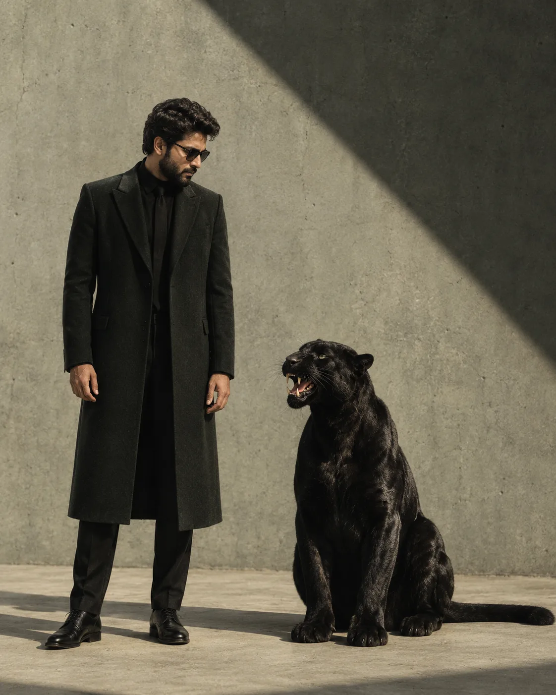 Cinematic Black Panther Fashion Editorial