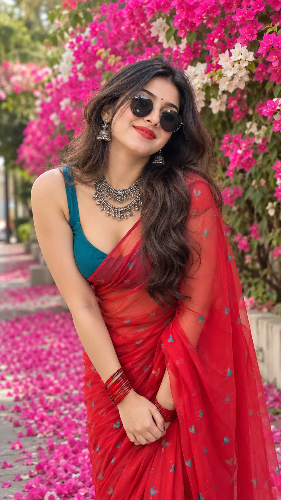 Ethnic Fashion Influencer Portrait Prompt