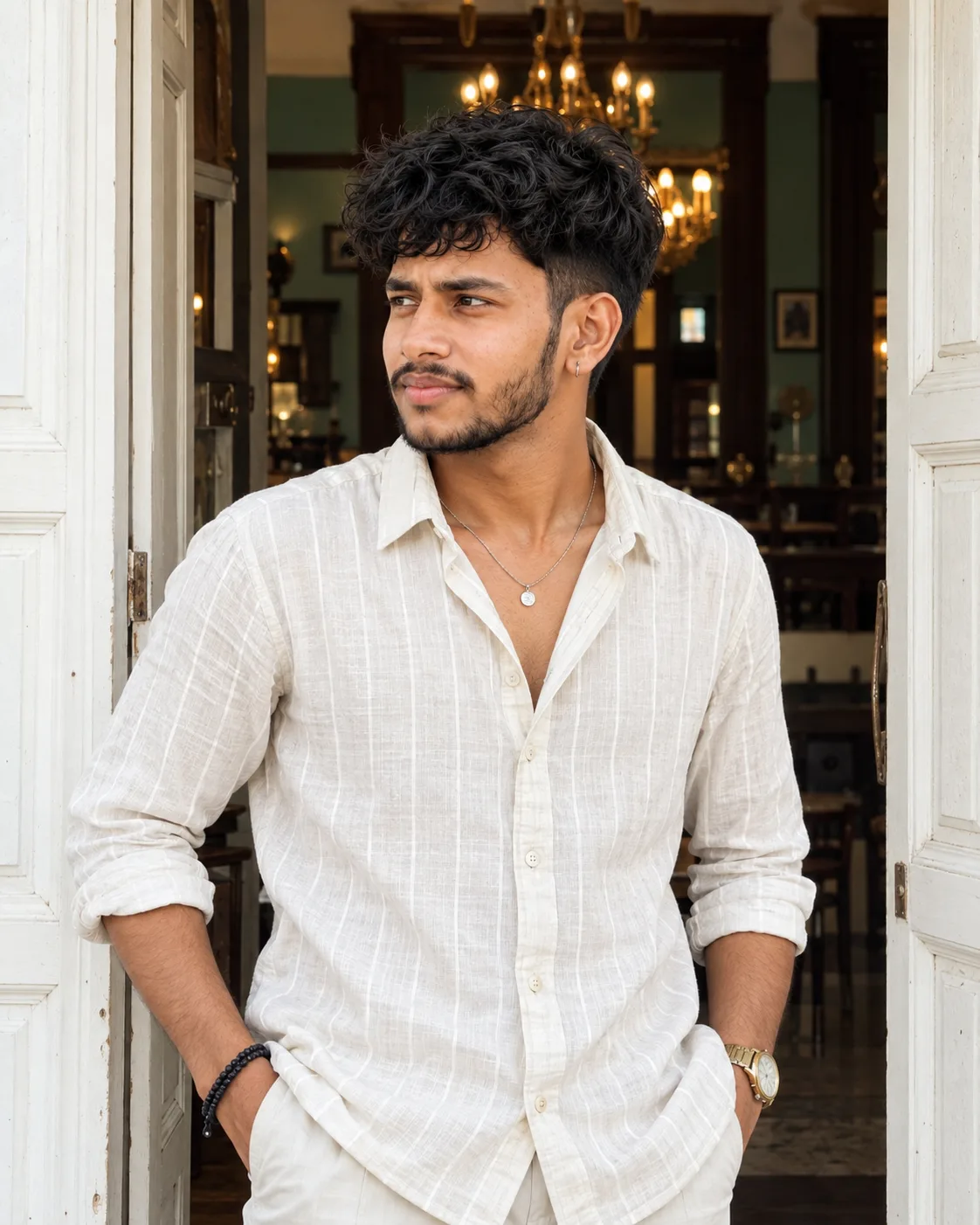 Luxury Doorway Portrait