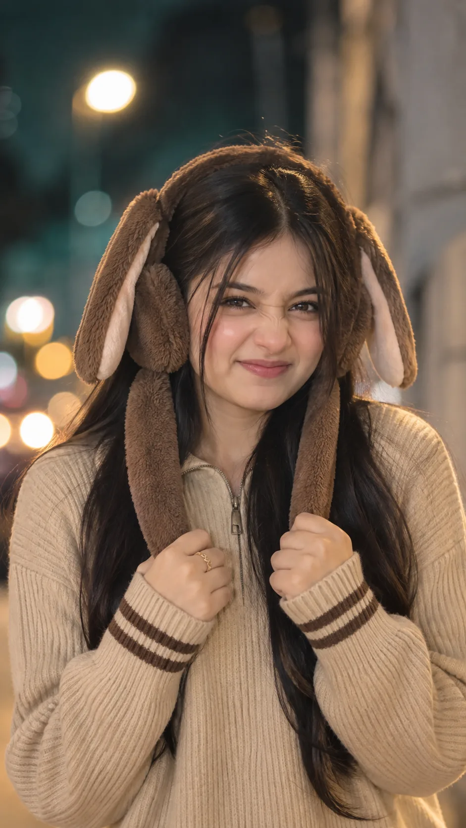 Soft-girl Aesthetic, Cozy Winter Lifestyle Portrait Prompt