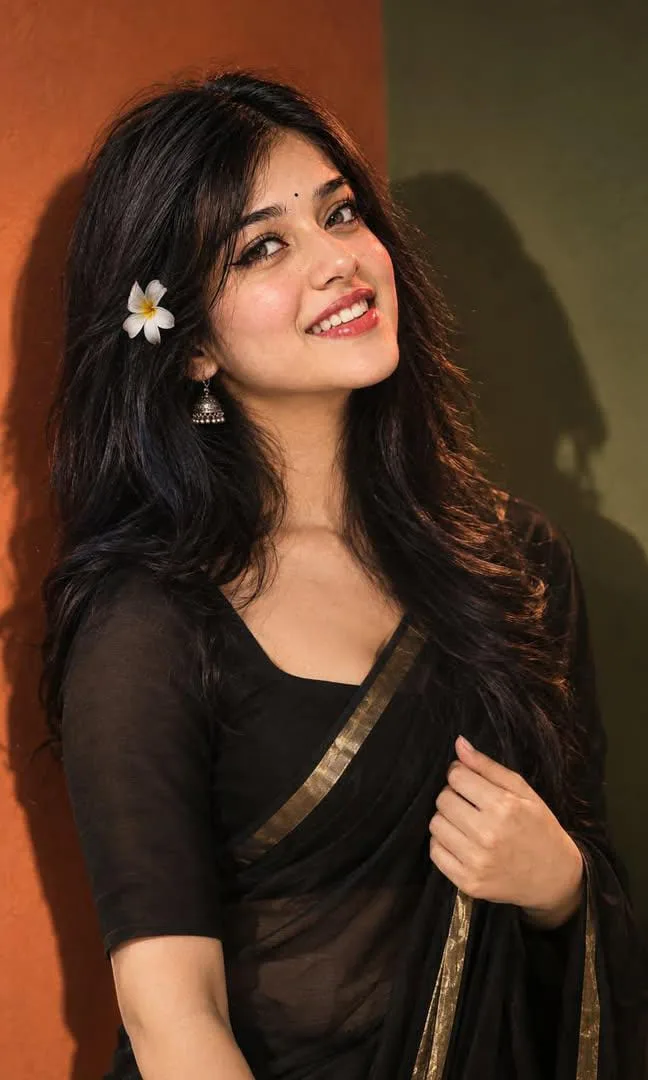 Golden Saree Portrait