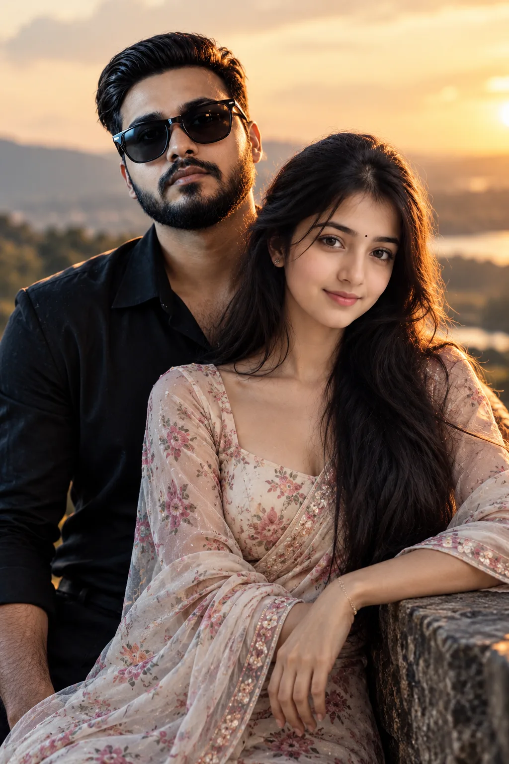 Golden Hour Cinematic Couple