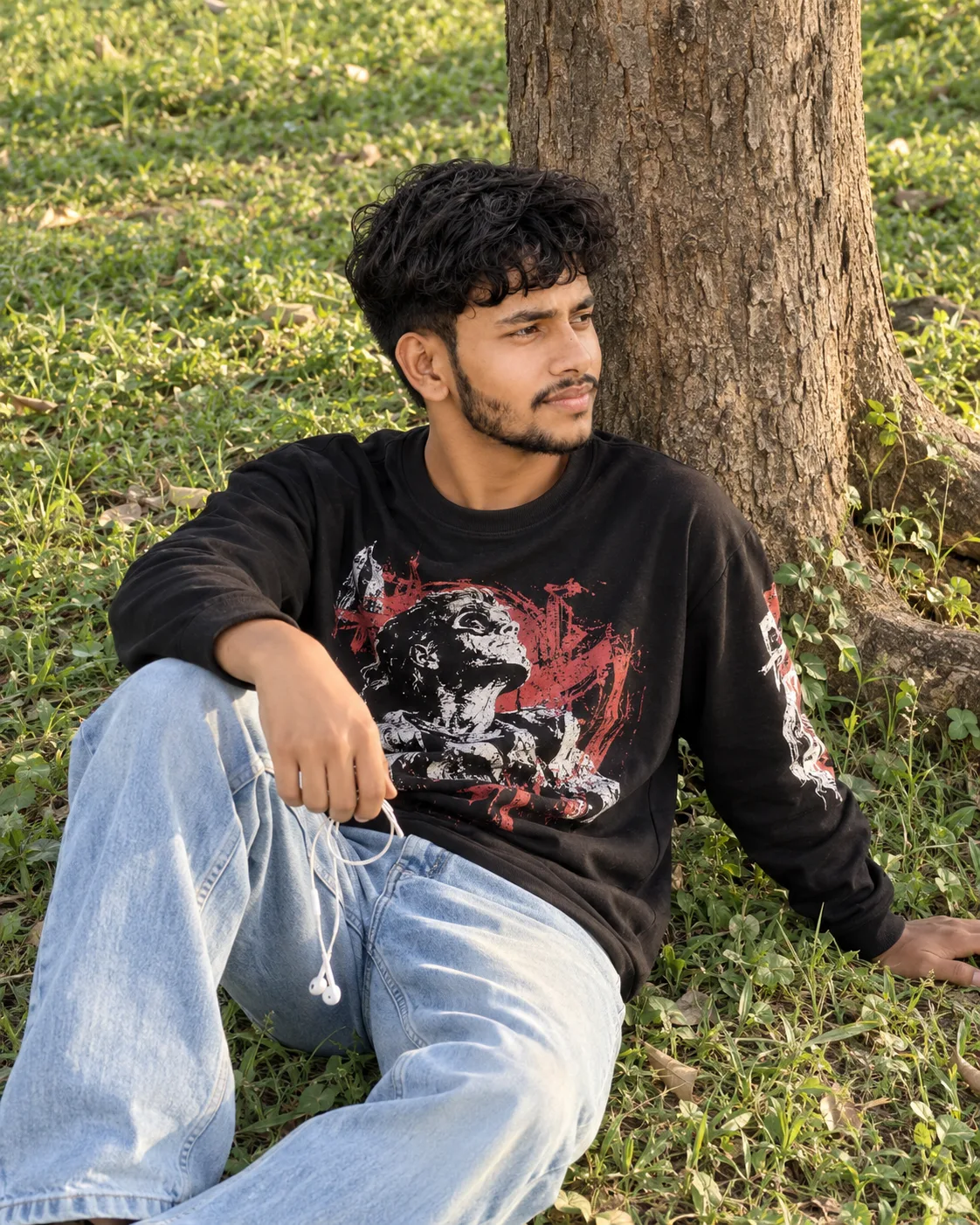 Candid Moments Under the Tree