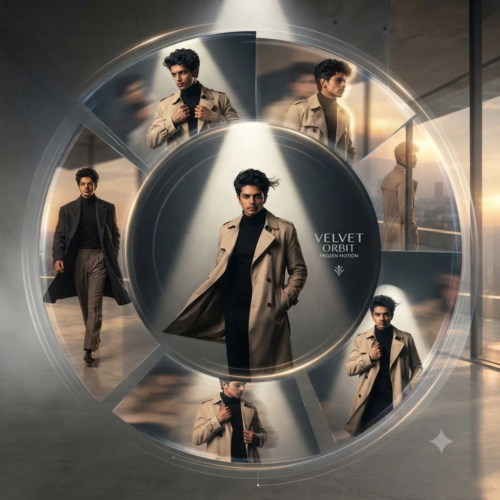 Ultra modern fashion editorial inspired by frozen