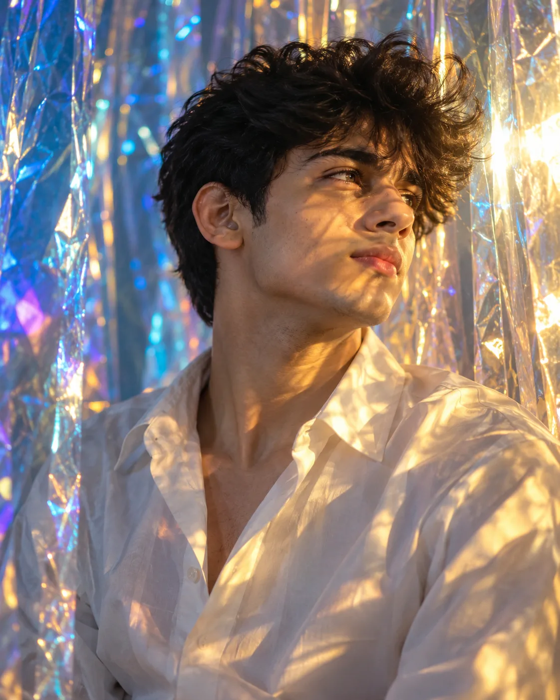 Ultra realistic cinematic portrait of a young man