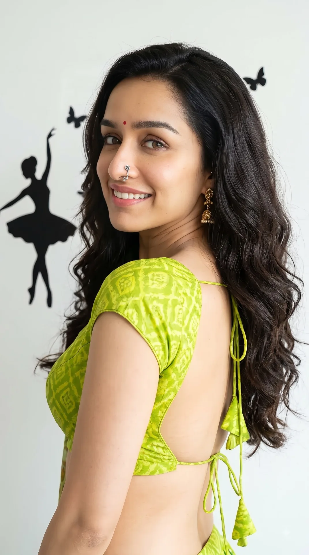 💚📸 Lime Green Desi Instagram Influencer AI Photo Prompt ✨