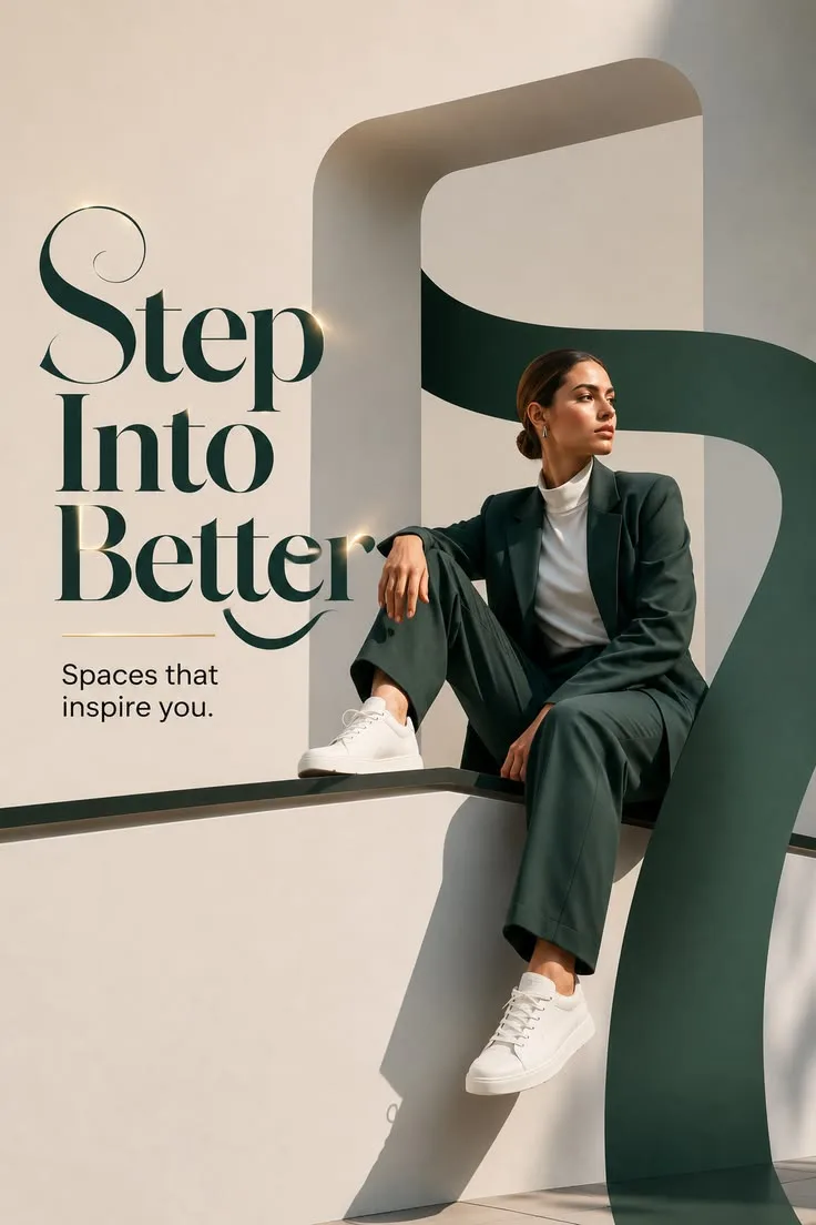 Step Into Better — Modern Luxury Fashion & Interior Editorial