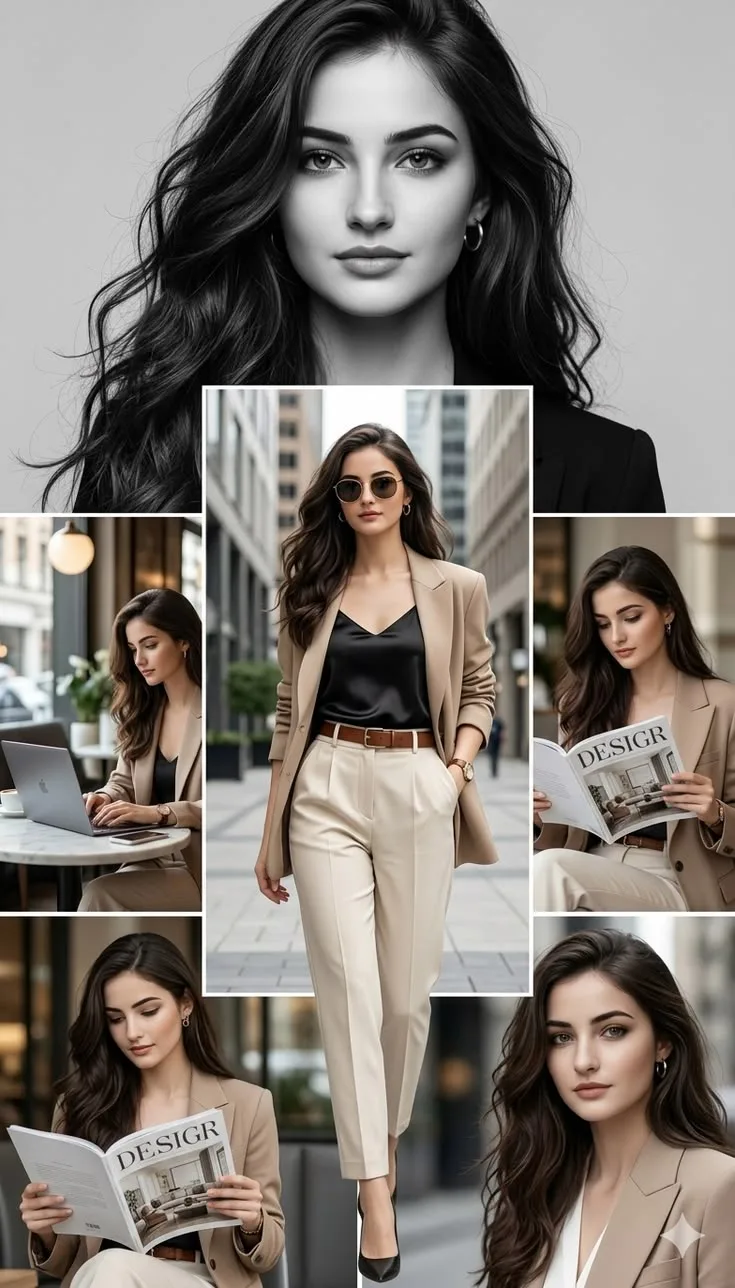 Sophisticated Corporate Chic Moodboard