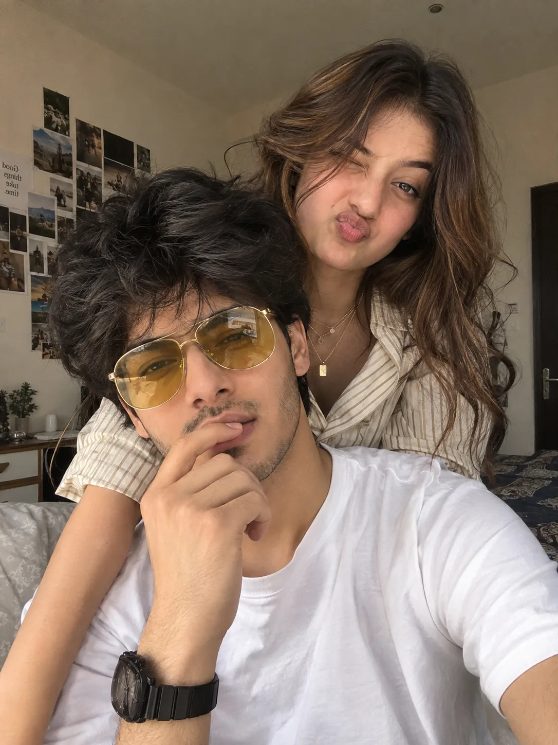 Ultra realistic cinematic portrait of a young beautiful couple
