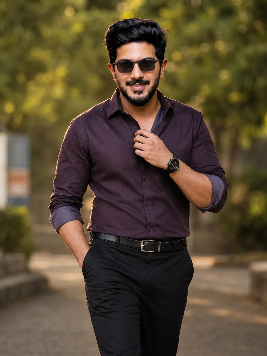portrait of stylish man