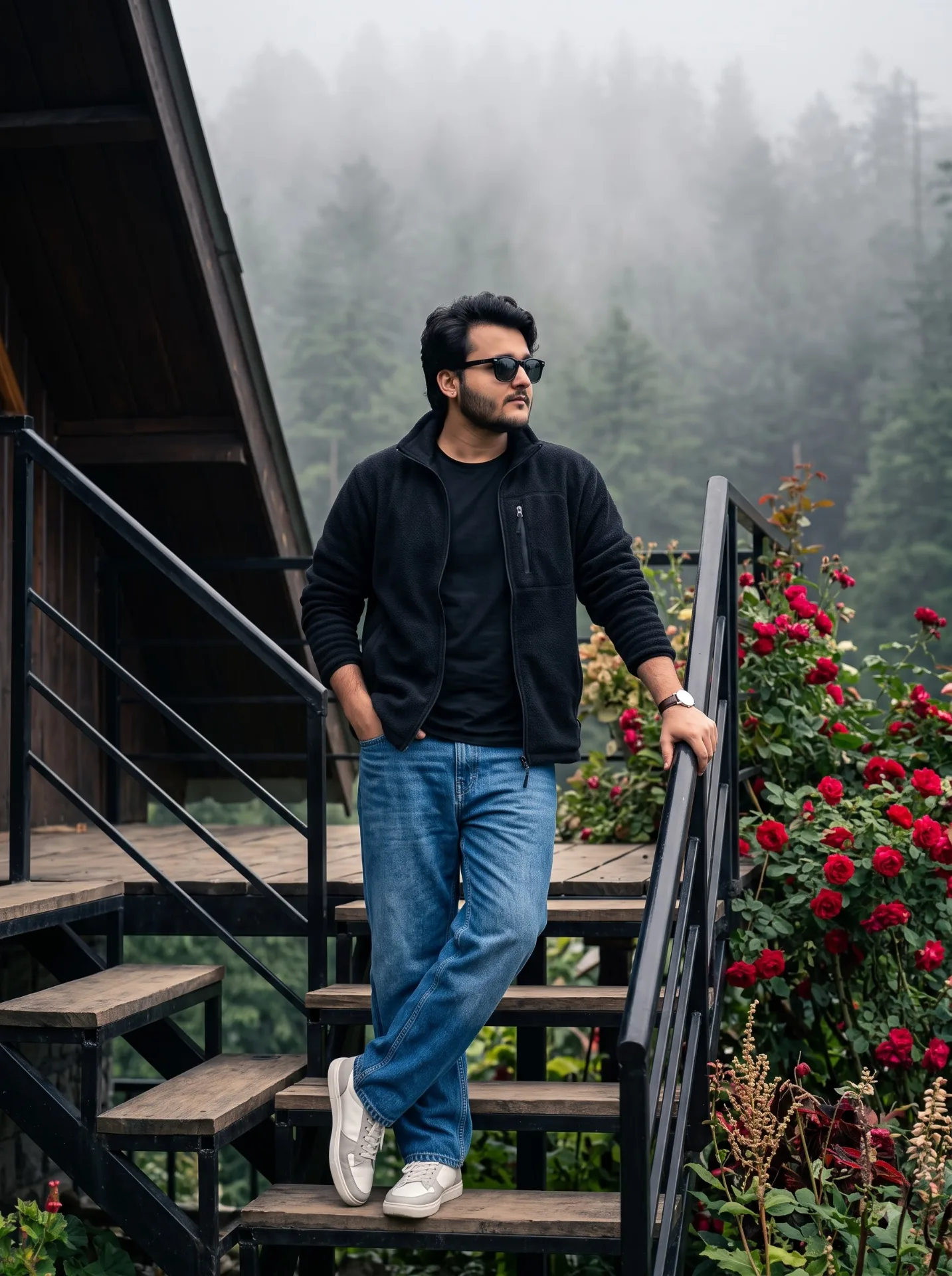 Pose with Nature Image prompt