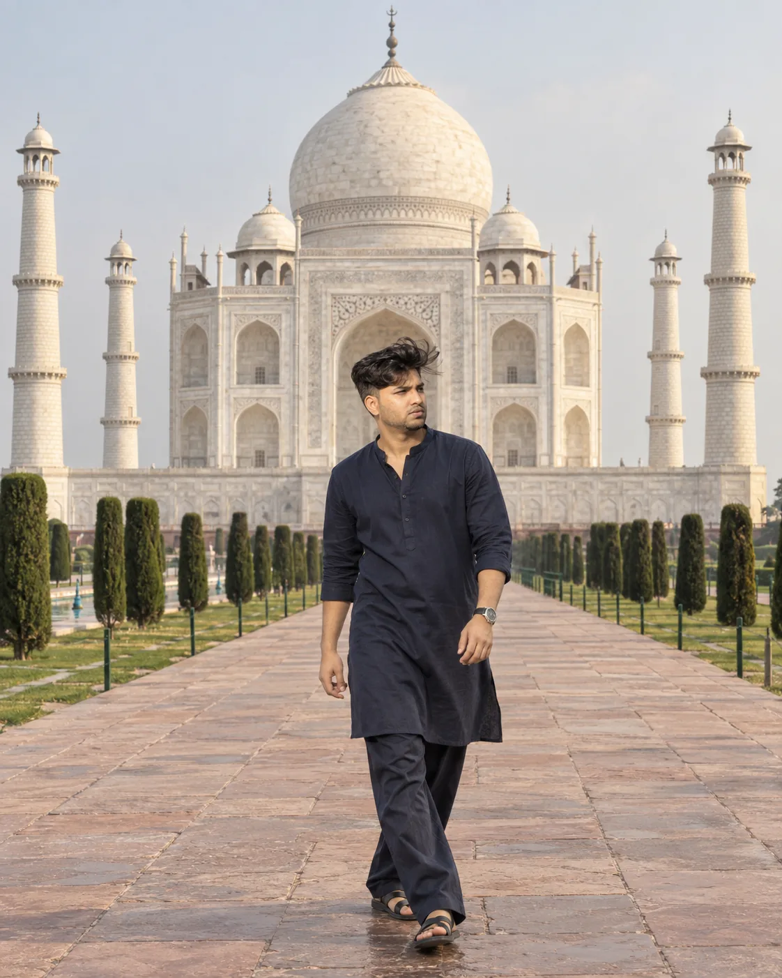 Taj Mahal Heritage Portrait
