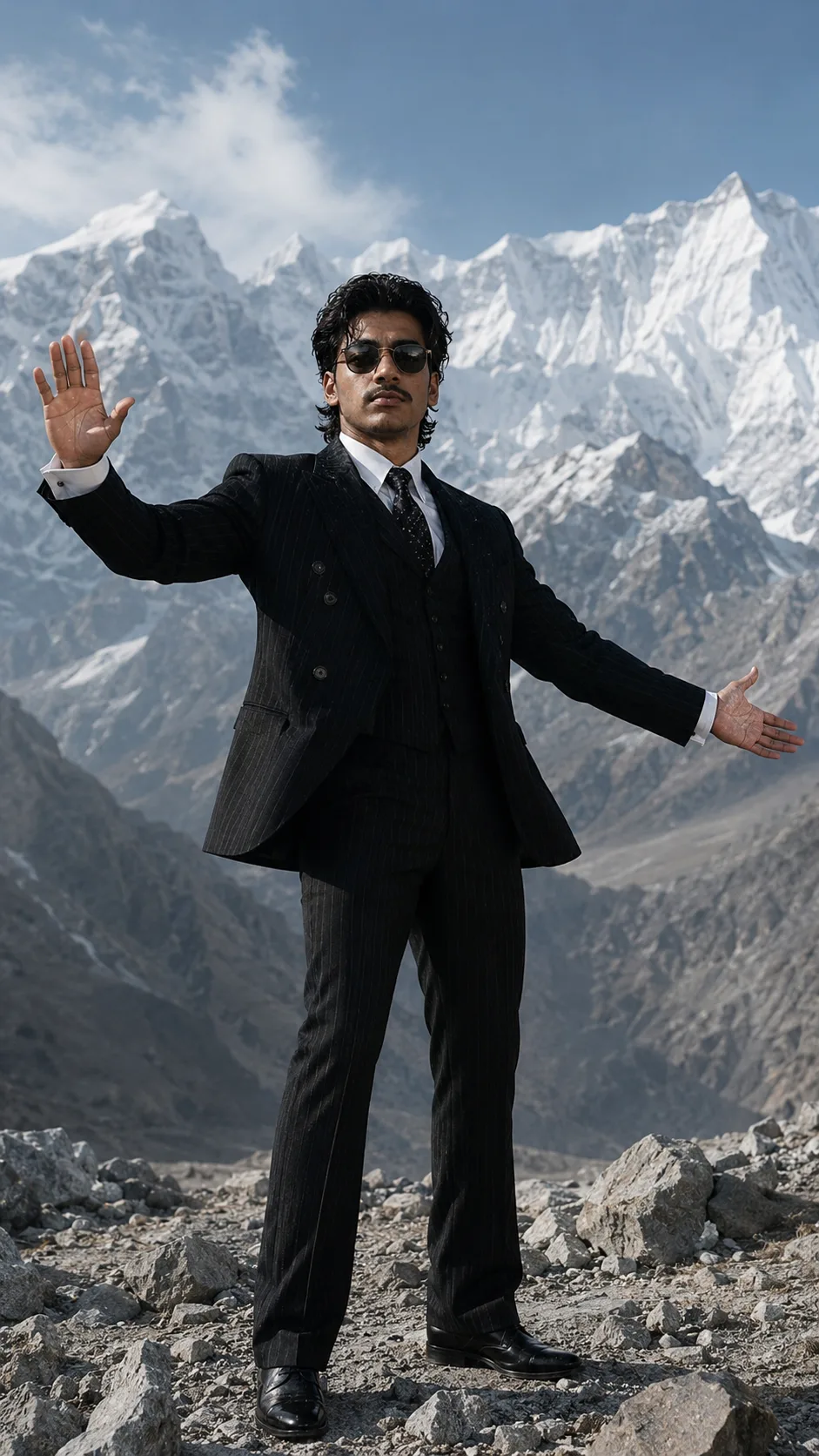 Suit Among the Mountains