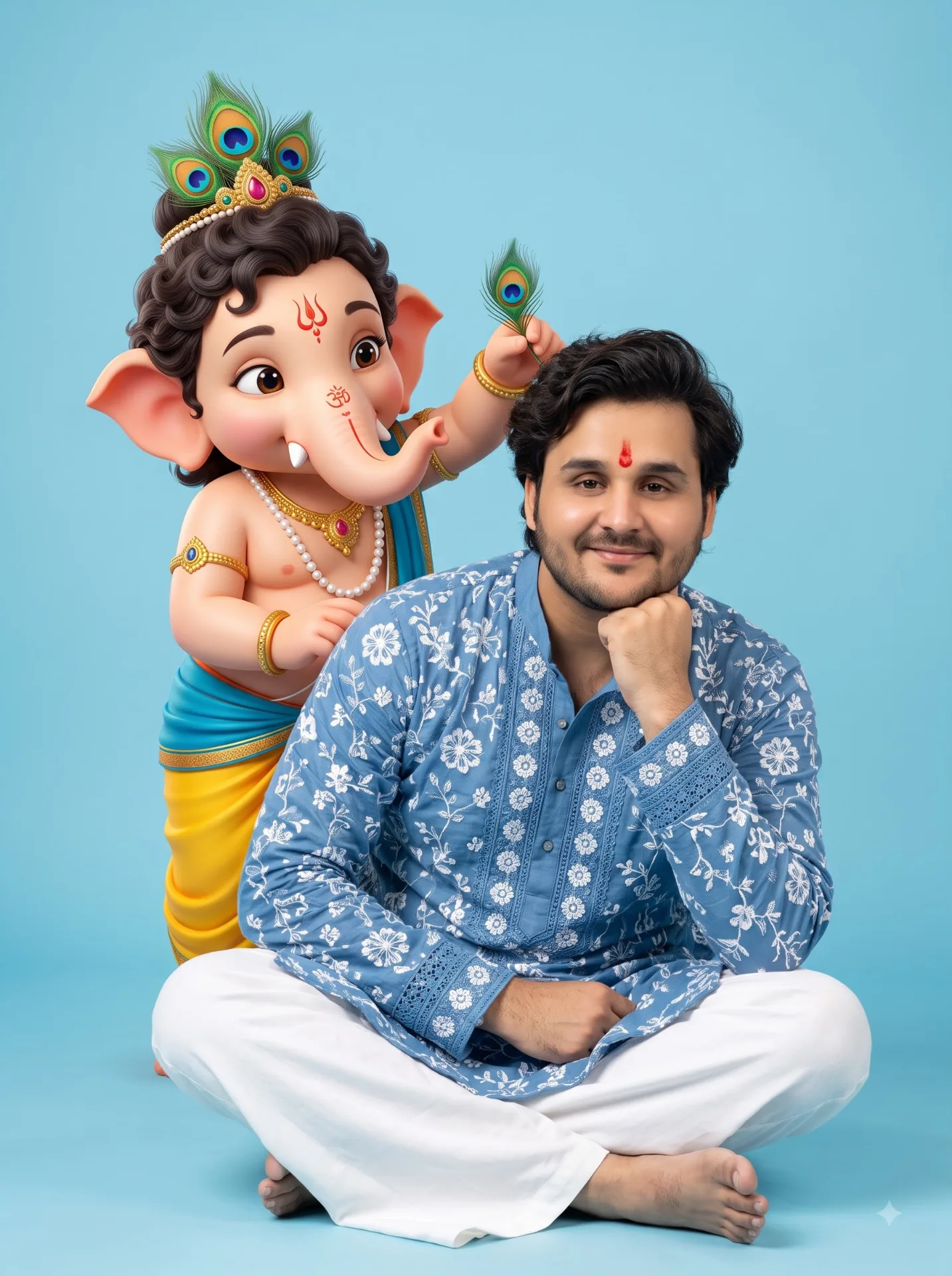 Cute 3D CGI style for Ganesha - Ai Prompt