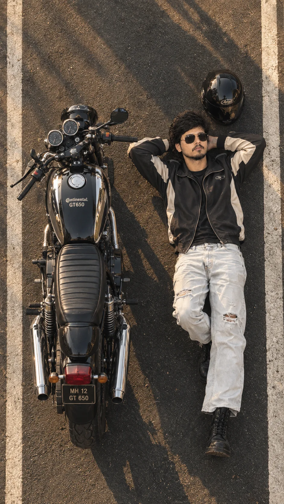 Ultra realistic portrait for bike lovers