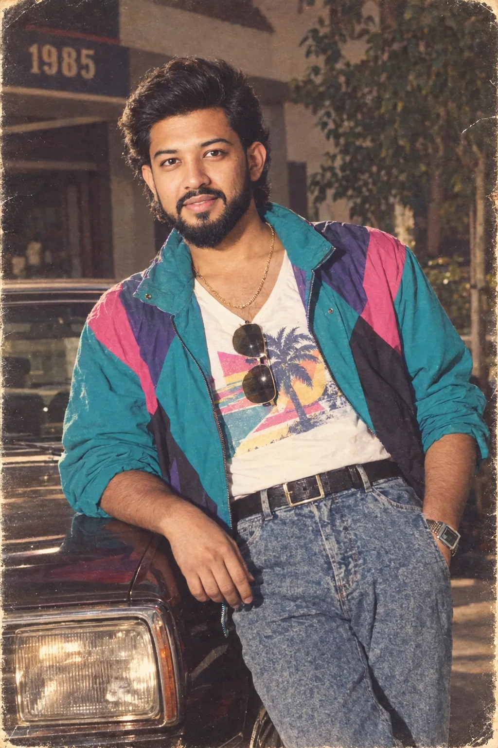 mid-1980s styling